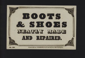 Annuncio: Scarpe e stivali fatti e riparati con cura