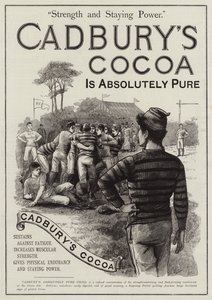 Pubblicità, cacao di Cadbury (incisione)