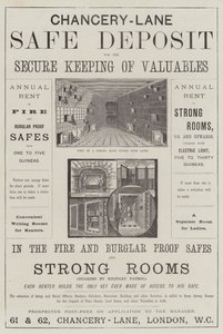 Pubblicità, Chancery-Lane Safe Deposit da English School