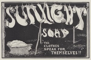 Pubblicità, Sunlight Soap (incisione) da English School