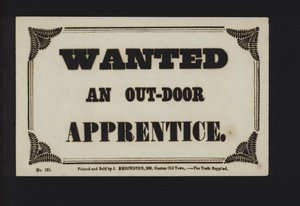 Annuncio: Cercasi apprendista esterno da English School