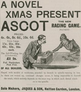 Pubblicità per Ascot - il nuovo gioco di corse da English School