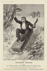 Pubblicità per il sapone Brookes Monkey Brand
