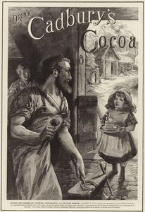 Pubblicità per il cacao da bere Cadburys
