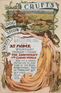 Pubblicità per la Mostra Canina di Crufts da English School