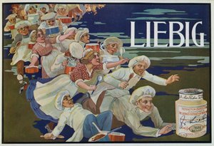 Pubblicità per Extractum Carnis Liebig
