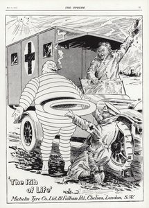 Pubblicità per pneumatici Michelin