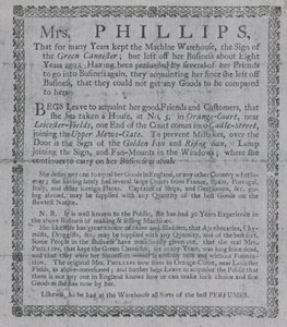 Pubblicità per Mrs Phillips da English School