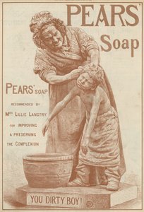 Pubblicità per il sapone Pears