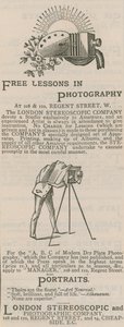 Pubblicità per la London Stereoscopic and Photographic Company da English School