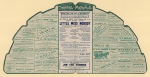 Volantino pubblicitario per il Theatre Metropole, Peckham, Londra da English School