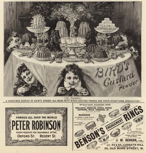 Pubblicità da The Graphic Christmas Number 1897 da English School