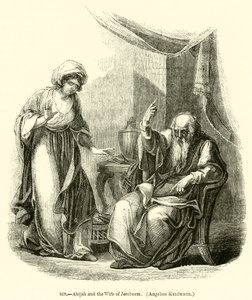 Ahijah e la moglie di Geroboamo, Angelica Kaufmann da English School