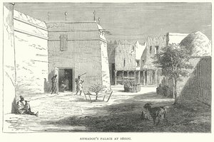 Palazzo di Ahmadou a Segou (incisione) da English School