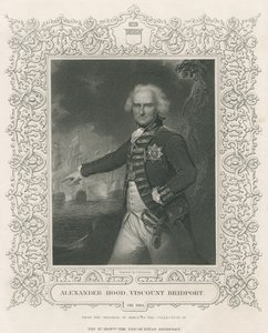 Alexander Hood, 1° visconte Bridport, illustrazione da 