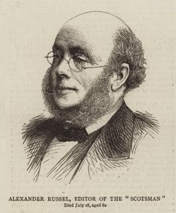 Alexander Russel, editore di The "Scotsman"