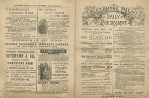 Programma giornaliero del Palazzo di Alexandra
