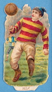 Alf, ritaglio di un calciatore, 1880s-90s