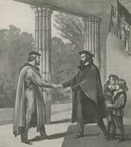 Alfred, Lord Tennyson, accoglie Giuseppe Garibaldi nella sua casa sull