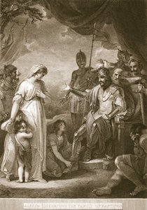 Alfredo libera la famiglia di Hastings, illustrazione da La storia d