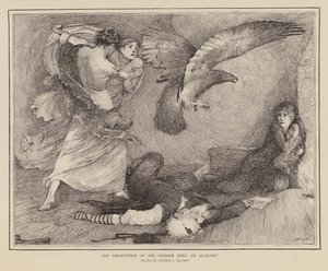 Allegoria che mostra la persecuzione degli ebrei russi