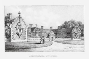 Case di cura, Chenies (incisione) da English School