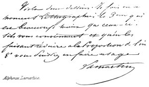 Alphonse Lamartine da English School