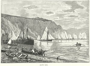 Alum Bay (incisione) da English School