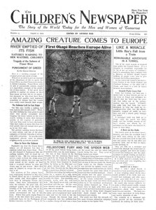 Creatura straordinaria arriva in Europa, prima pagina di 
