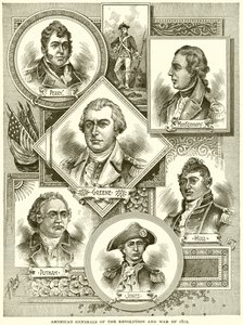 Generali americani della Rivoluzione e della guerra del 1812 da English School