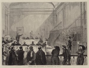 Tra i briganti, V, portato a processo da English School