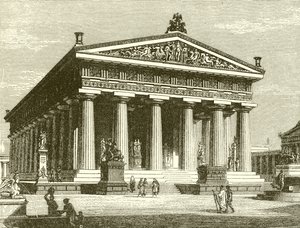 Un antico tempio dorico: il santuario di Poseidone a Paestum da English School