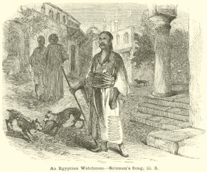 Una guardia egiziana, Cantico dei Cantici, iii, 3 da English School