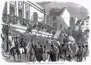 Scena elettorale a Kilkenny, illustrazione da 