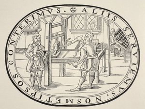 Una tipografia inglese, 1619 da English School