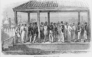 Una stazione ferroviaria indiana, 1854