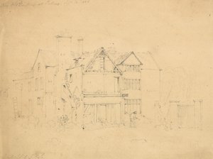 Un vecchio edificio a Putney, Londra da English School