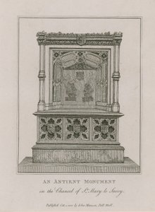 Un antico monumento nel presbiterio di Santa Maria le Savoy da English School