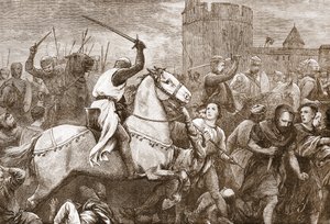Una prima crociata papale contro i Valdesi, illustrazione da 