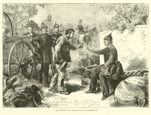 Un incidente nella battaglia di Gravelotte, agosto 1870 da English School