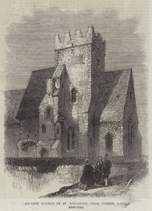 Antica chiesa di San Doulough, vicino a Dublino, recentemente restaurata da English School