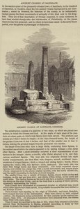 Antica croce a Sandbach (incisione)