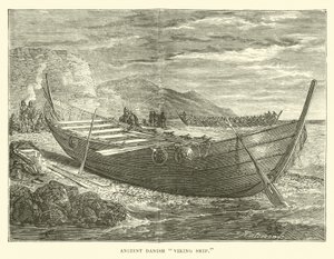Antica nave vichinga danese da English School