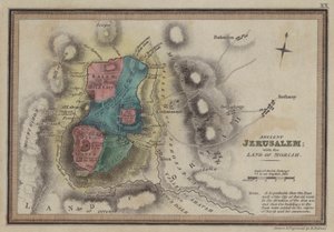 Gerusalemme antica con la Terra di Moriah