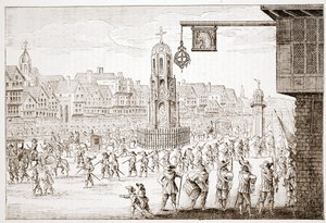 Antica vista di Cheapside, da L