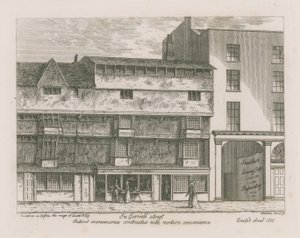 Convenienza antica contrastata con convenienza moderna in Gosnell Street, Finsbury