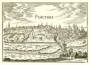 Vista antica di Poitiers da English School
