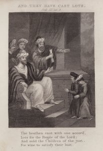E hanno tirato a sorte, Gioele III, versetto 3 da English School