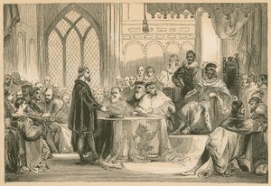 Andrew Melville davanti al re e al consiglio privato