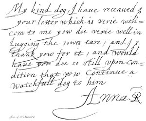 Anna, Regina di Giacomo I da English School